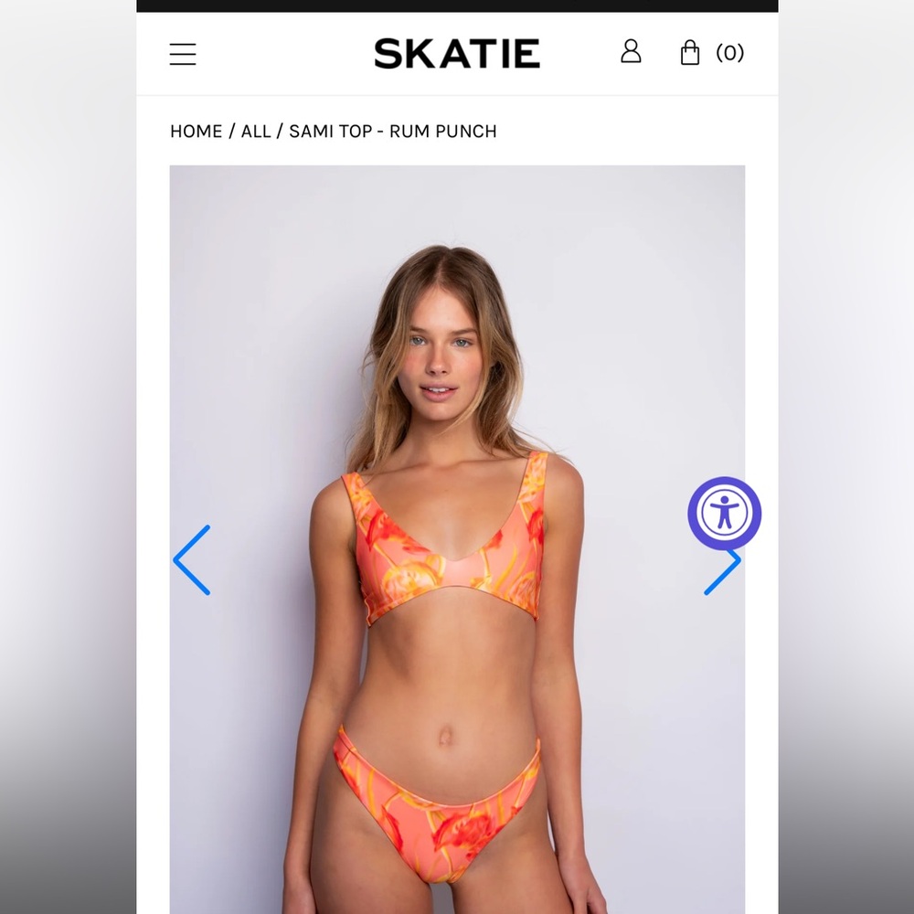 Skatie Bikini Top Sami Rum Punch